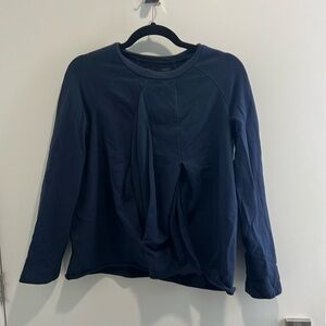 Navy Veronique Miljkovitch Sweatshirt - size small